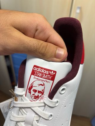 Adidas Stan Smith Talla 42 Roja y Blanca