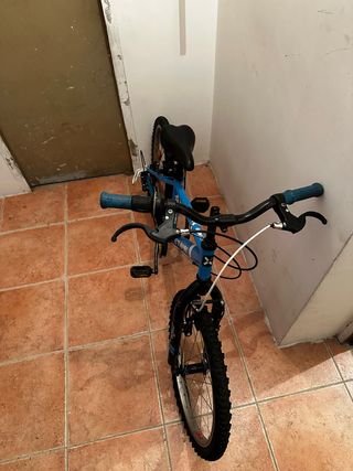 Bicicleta infantil azul