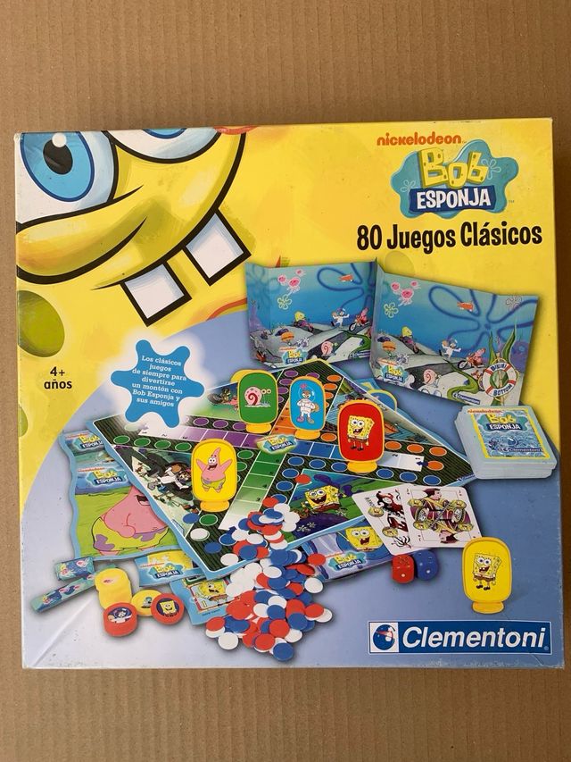 Bob Esponja 80 Juegos Clásicos Clementoni