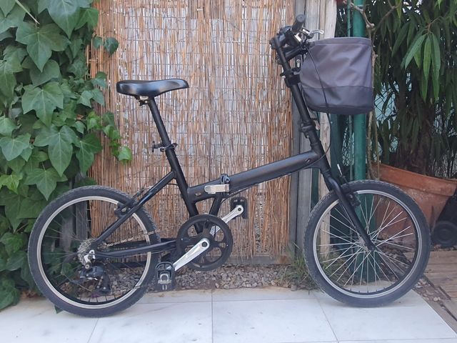Bicicleta Plegable Negra