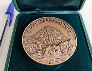 1973 EXPEDICION EVEREST ITALIA MEDALLA MEDALLON