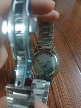 Reloj Emporio Armani Hombre Negro/Plata