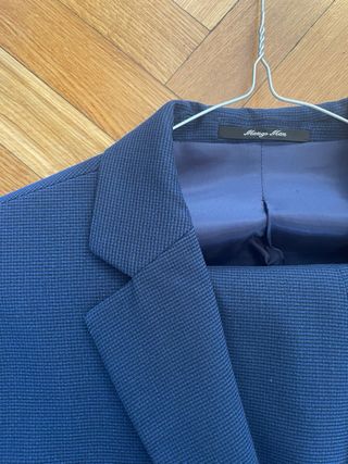 Traje azul Mango hombre