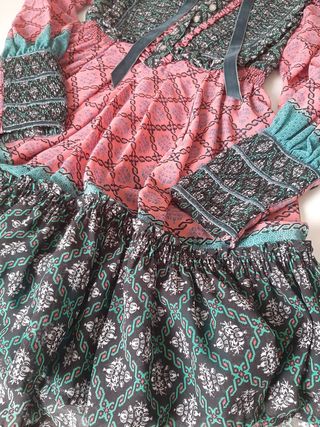 Vestido Highly Preppy Negro y Rosa
