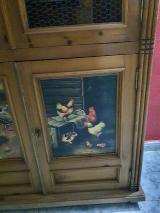 Alacena rústica de madera