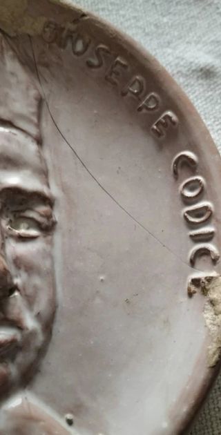 Medaglione religioso Servo di Dio Giuseppe Codice