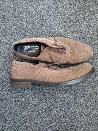 Scarpe Dico By Corvani Inglesine Pelle Beige 40
