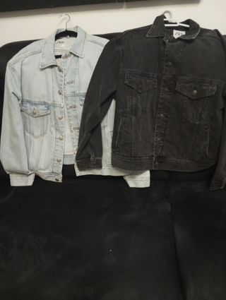 Lote 2 cazadoras vaqueras Zara Talla S