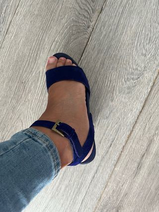 Sandalias azules