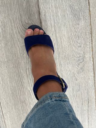 Sandalias azules
