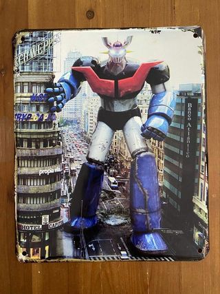 CHAPA DECORATIVA MAZINGER Z GRAN VIA