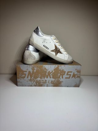 Golden Goose Superstar Estrella Dorada Talla 39