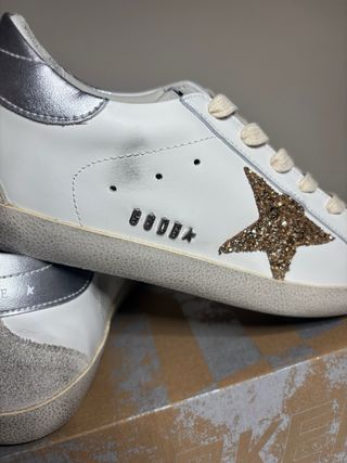 Golden Goose Superstar Estrella Dorada Talla 39