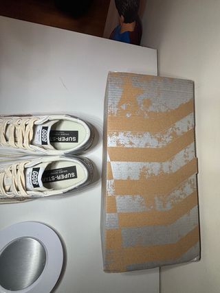 Golden Goose Superstar Estrella Dorada Talla 39