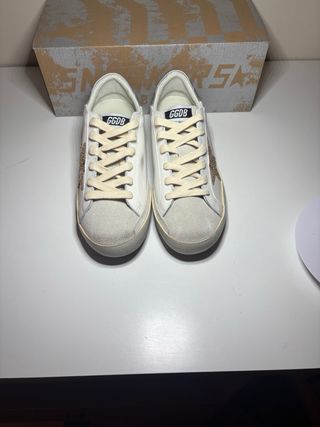 Golden Goose Superstar Estrella Dorada Talla 39