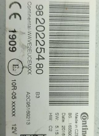 Sistema audio radio 9839633180 citroen c4 2328814