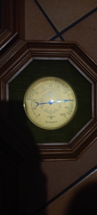 Stazione barometrica-orologio vintage funzionante 