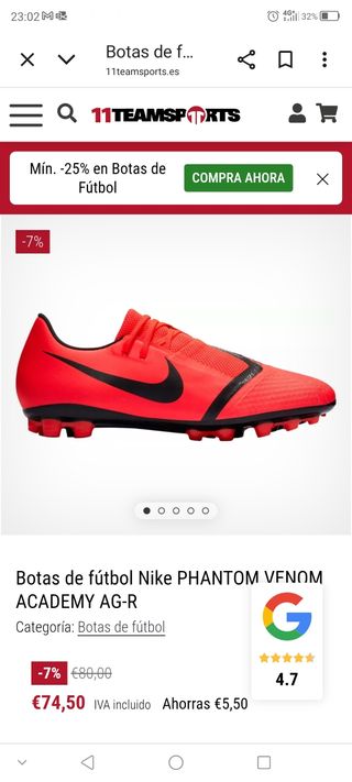 Botas de fútbol Nike Phantom VNM