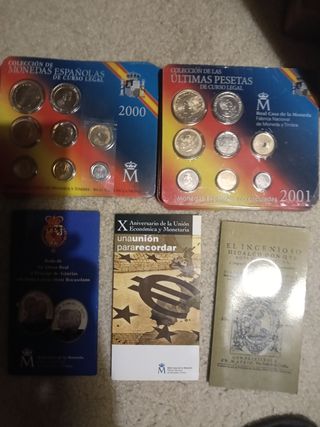 Lote Monedas y Libros España