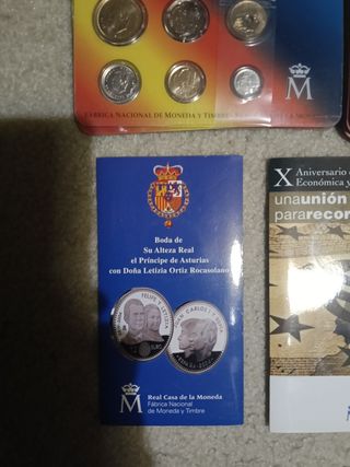 Lote Monedas y Libros España