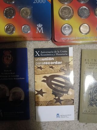Lote Monedas y Libros España
