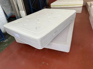 CANAPÉ FIJO Y COLCHON FLEX NUBE VISCO 150x200