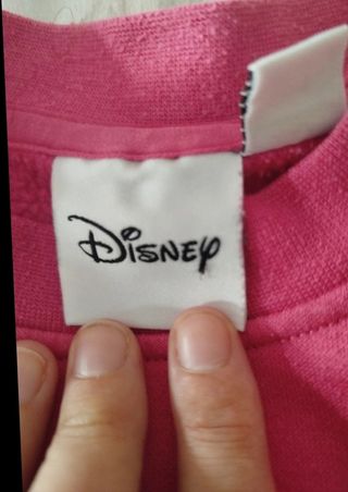 Sudadera Disney Stitch Talla 38 Rosa.
