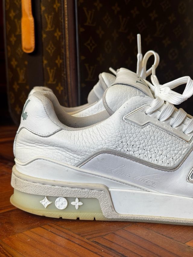 Scarpe Louis Vuitton Bianche e Argento