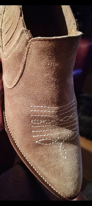 Botines Alpe Ante Beige/Marrón