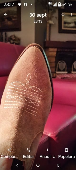 Botines Alpe Ante Beige/Marrón