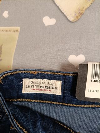 Pantalones Levi's 721 Skinny Tiro Alto