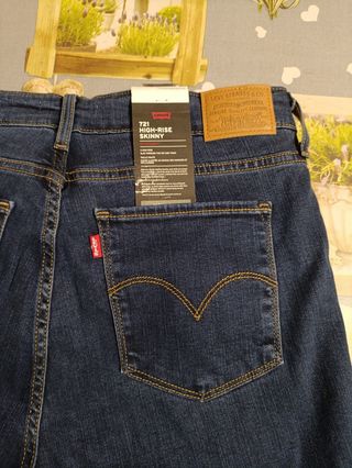 Pantalones Levi's 721 Skinny Tiro Alto