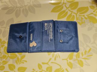 Cartera azul LET'S GO AHEAD