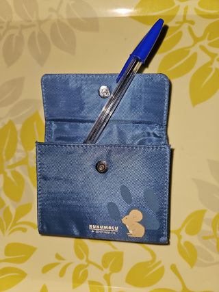 Cartera azul LET'S GO AHEAD