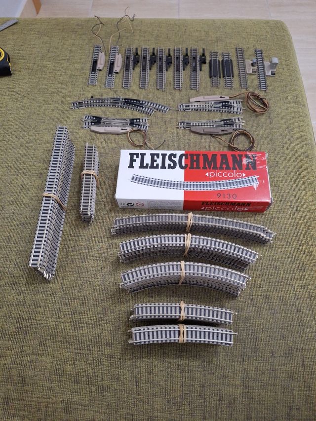 Lote Vías / desvios Fleischmann Piccolo