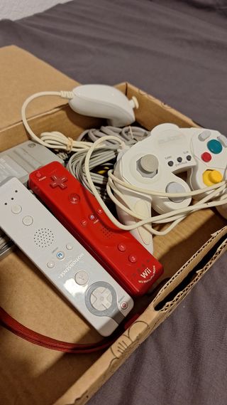Consola Wii Blanca y Mandos