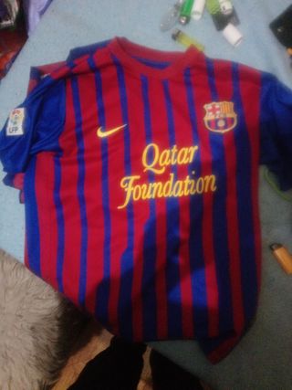 Camiseta FC Barcelona Nike Messi Qatar Foundation 
