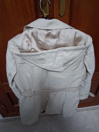 Gabardina Zara Beige Talla XS