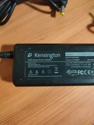 Cargador Kensington ordenador Portátil 