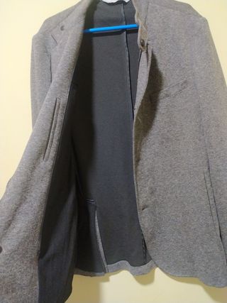 Chaqueta Zara Gris Hombre