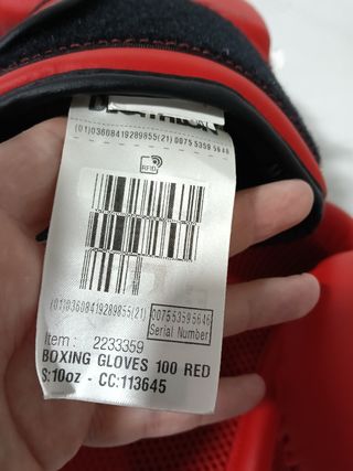 Guantes Boxeo Outshock 10 oz Rojos