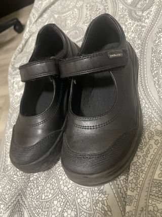 Zapatos Pablosky Negros Niña Talla 28