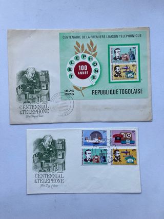 Sellos Togo Usados/Nuevos MNH 4 PÁG + 2 Sobres