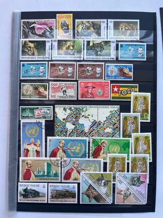 Sellos Togo Usados/Nuevos MNH 4 PÁG + 2 Sobres