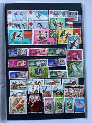 Sellos Togo Usados/Nuevos MNH 4 PÁG + 2 Sobres