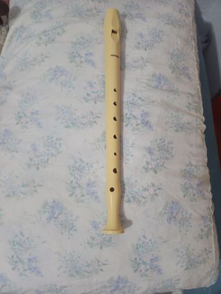 Flauta dulce Hohner color beige