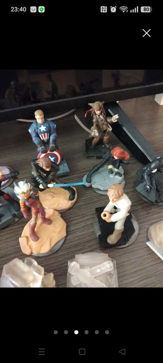 Figuras Disney Infinity PS4 y Base 4€ cada una 