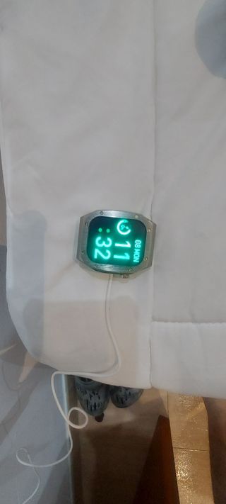 Reloj Digital Plata GANGA Nuevo Caja