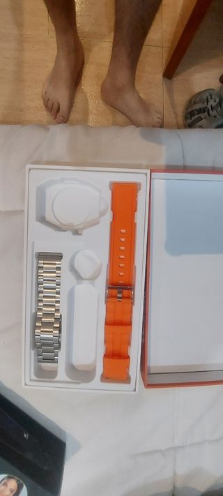 Reloj Digital Plata GANGA Nuevo Caja