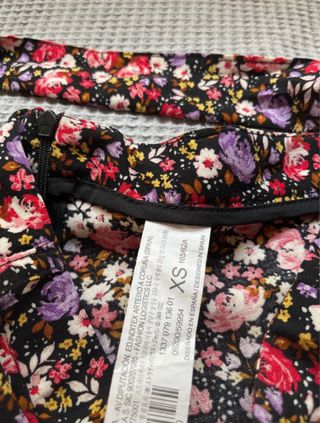 Falda pantalón estampada Stradivarius